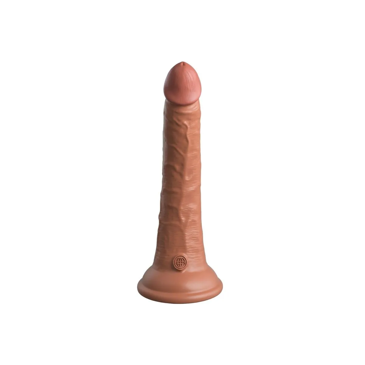 Elite Realistischer Silikondildo 17,8 cm Karamell von King Cock | Fesselliebe.de