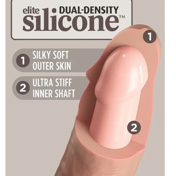 Elite Realistischer Silikondildo 17,8 cm von King Cock | Fesselliebe.de