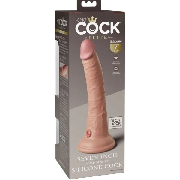 Elite Realistischer Silikondildo 17,8 cm von King Cock | Fesselliebe.de