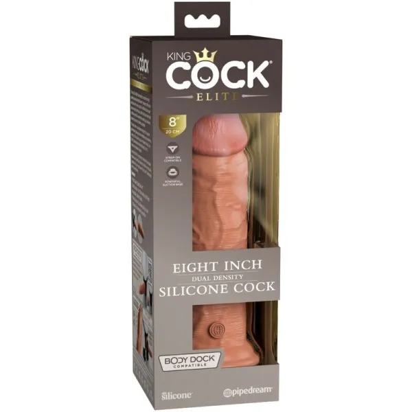 Elite Realistischer Silikondildo 20,3 cm Karamell von King Cock | Fesselliebe.de