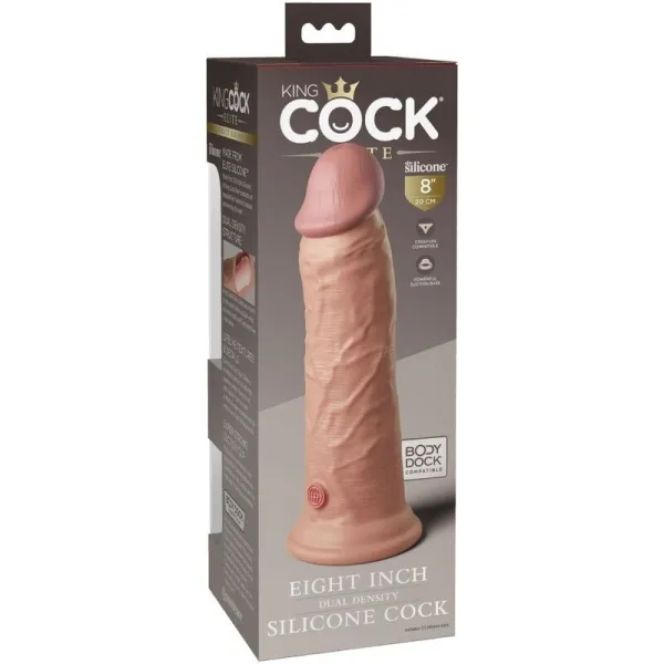 Elite Realistischer Silikondildo 20,3 cm von King Cock | Fesselliebe.de