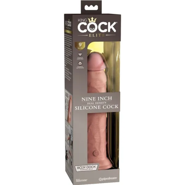 Elite Realistischer Silikondildo 23 cm von King Cock | Fesselliebe.de