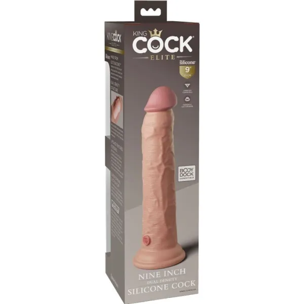 Elite Realistischer Silikondildo 23 cm von King Cock | Fesselliebe.de
