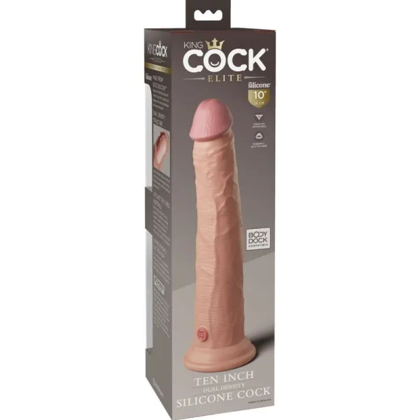 Elite Realistischer Silikondildo 25,4 cm von King Cock | Fesselliebe.de