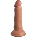 Elite Realistischer Dildo mit Vibration und Silikon 15,2 cm Karamell von King Cock