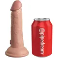 Elite Realistischer Dildo mit Vibration und Silikon 15,2 cm von King Cock