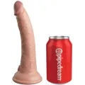 Elite Realistischer Dildo Vibrator & Silikon mit Fernbedienung 17,8 cm von King Cock