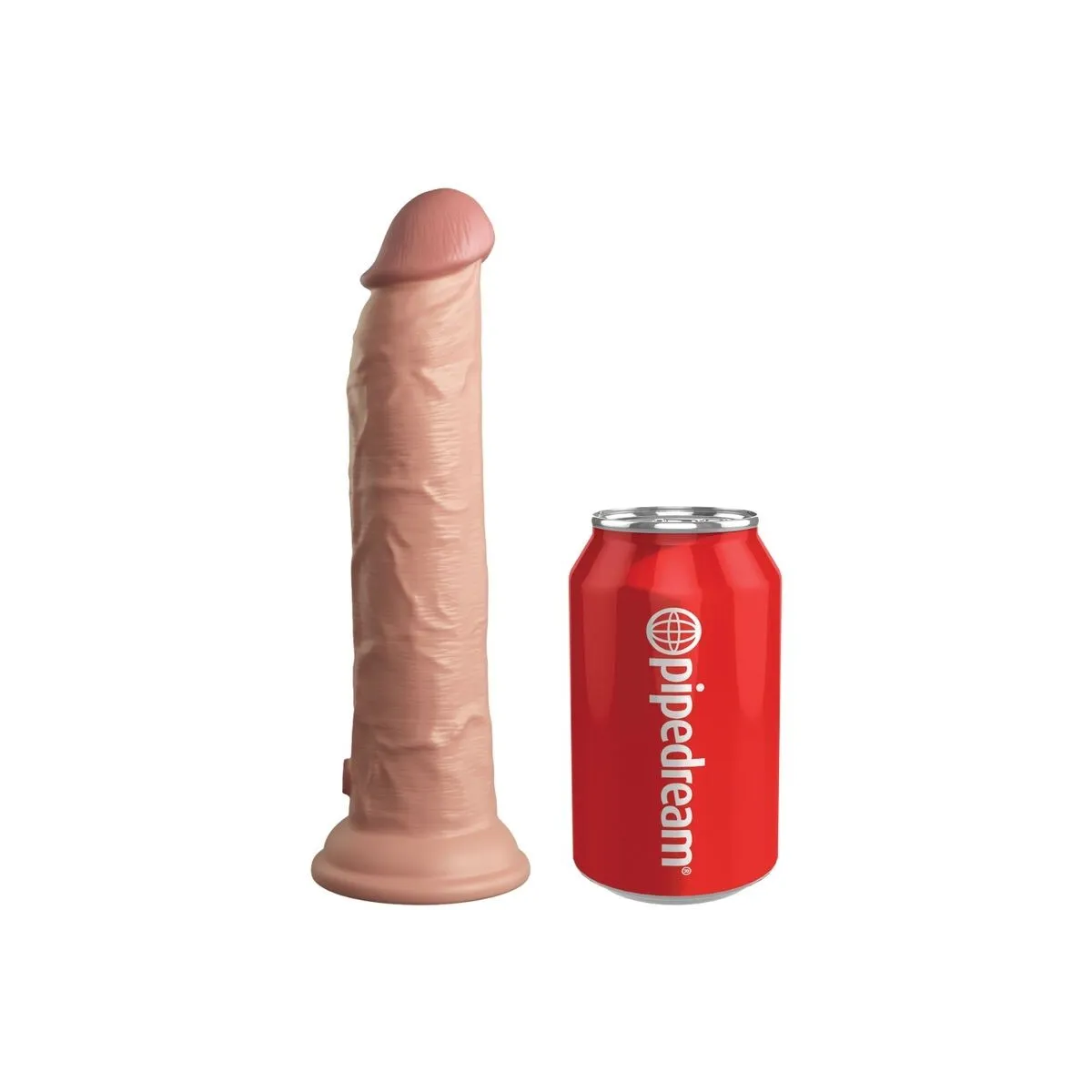 Elite Realistischer Dildo Vibrator & Silikon mit Fernbedienung 23 cm von King Cock | Fesselliebe.de