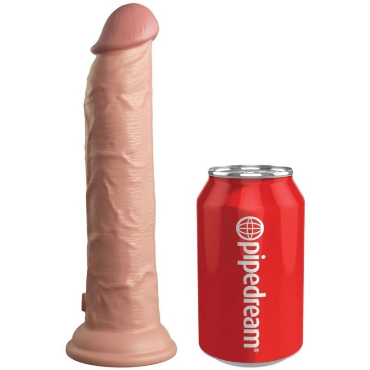 Elite Realistischer Dildo Vibrator & Silikon mit Fernbedienung 23 cm von King Cock | Fesselliebe.de