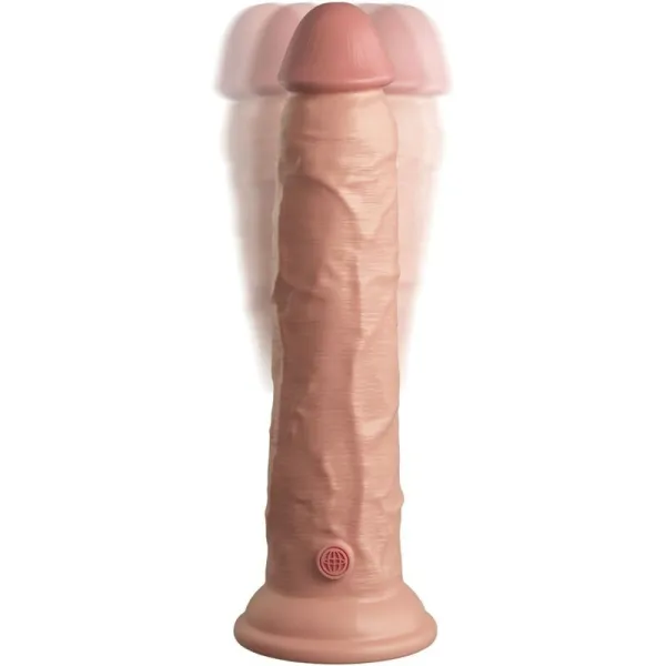 Elite Realistischer Dildo Vibrator & Silikon mit Fernbedienung 23 cm von King Cock | Fesselliebe.de