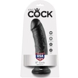 8 Dildo Schwarz 20,3 cm von King Cock | Fesselliebe.de