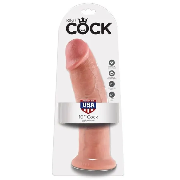 10 Dildo Fleisch 25,4 cm von King Cock | Fesselliebe.de