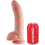 9 Schwanzfleisch mit Eier 22,9 cm von King Cock | Fesselliebe.de