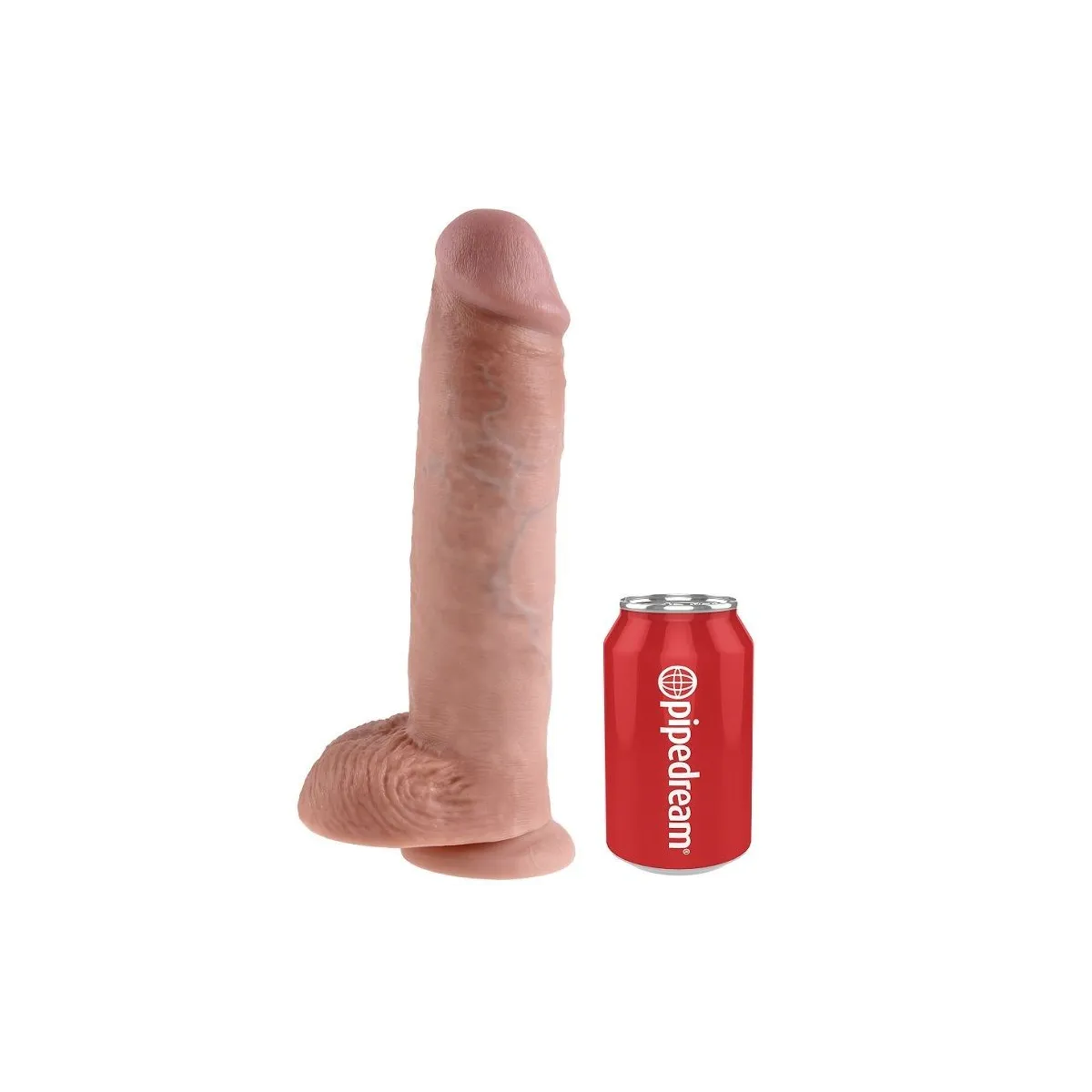 11 Schwanzfleisch mit Eier 28 cm von King Cock | Fesselliebe.de