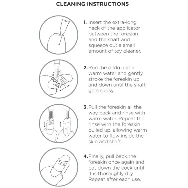 Realistischer Dildo Ungeschnittenes Fleisch 15 cm von King Cock | Fesselliebe.de