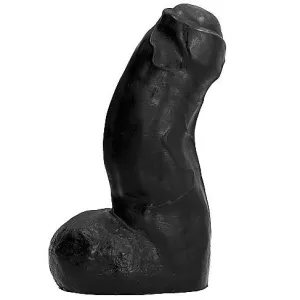 Realistischer Dong Schwarz 17 cm von All Black