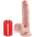 Plus 3D Dildo Swinging Balls 20,3 cm von King Cock Plus