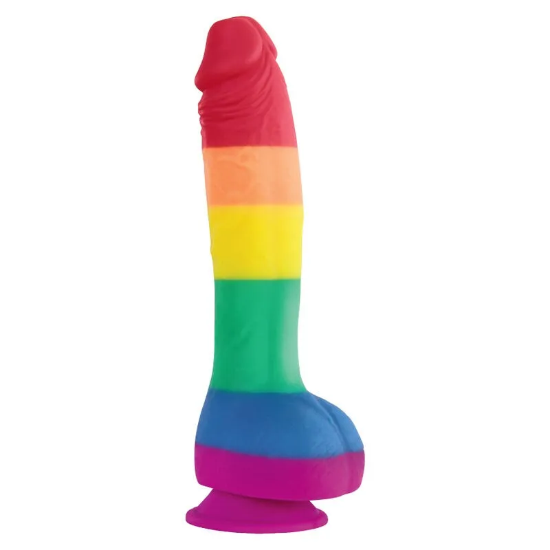 Lgbt Flag Dildo 19 cm von Pride | Fesselliebe.de
