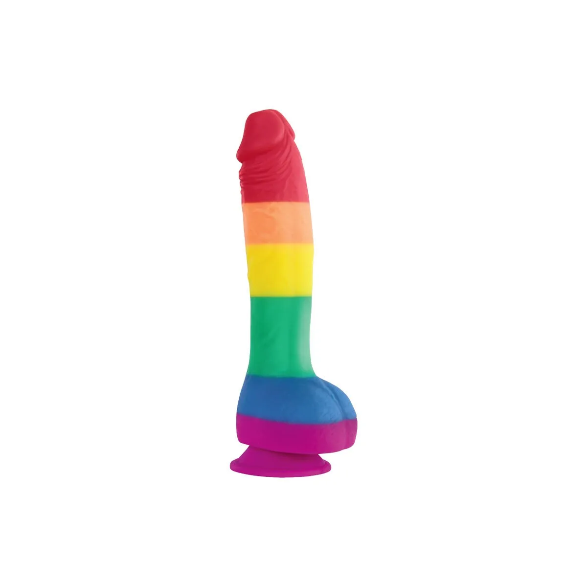 Lgbt Flag Dildo 19 cm von Pride | Fesselliebe.de
