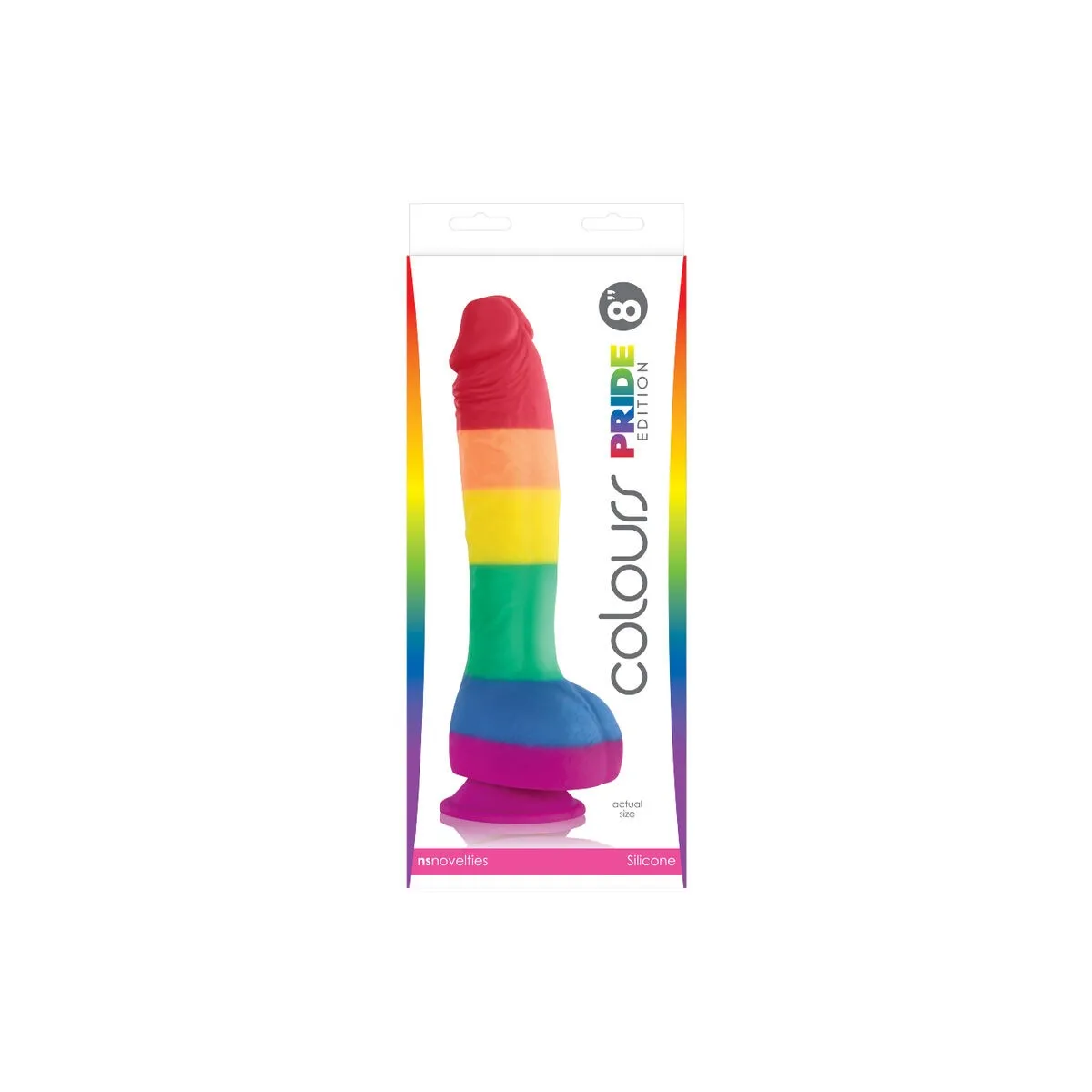 Lgbt Flag Dildo 19 cm von Pride | Fesselliebe.de