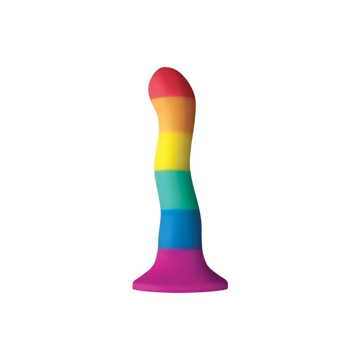 Lgbt Flagge Dildo Welle 17 cm von Pride | Fesselliebe.de