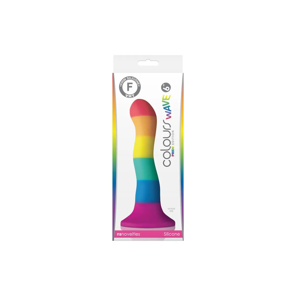 Lgbt Flagge Dildo Welle 17 cm von Pride | Fesselliebe.de