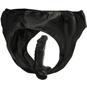 Höschen mit Plug und Auswechselbarem Dildo von Darkness Sensations