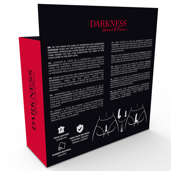 Höschen mit Plug und Auswechselbarem Dildo von Darkness Sensations | Fesselliebe.de