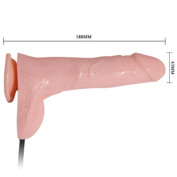 Aufblasbarer Realistischer Dildo mit Saugnäpfen 15 cm von Baile Dildos | Fesselliebe.de
