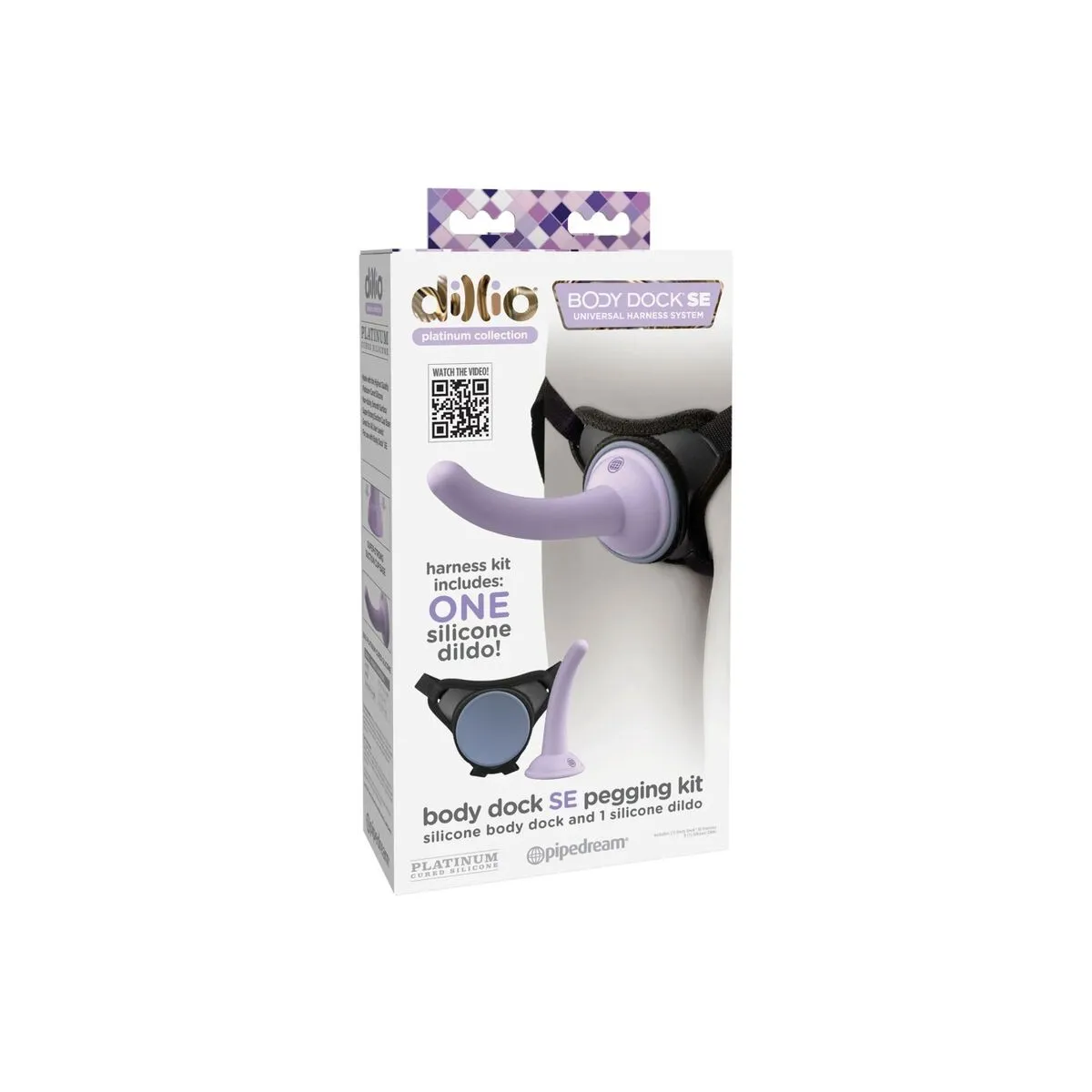 Body Dock Violettes Harness von Dillio | Fesselliebe.de