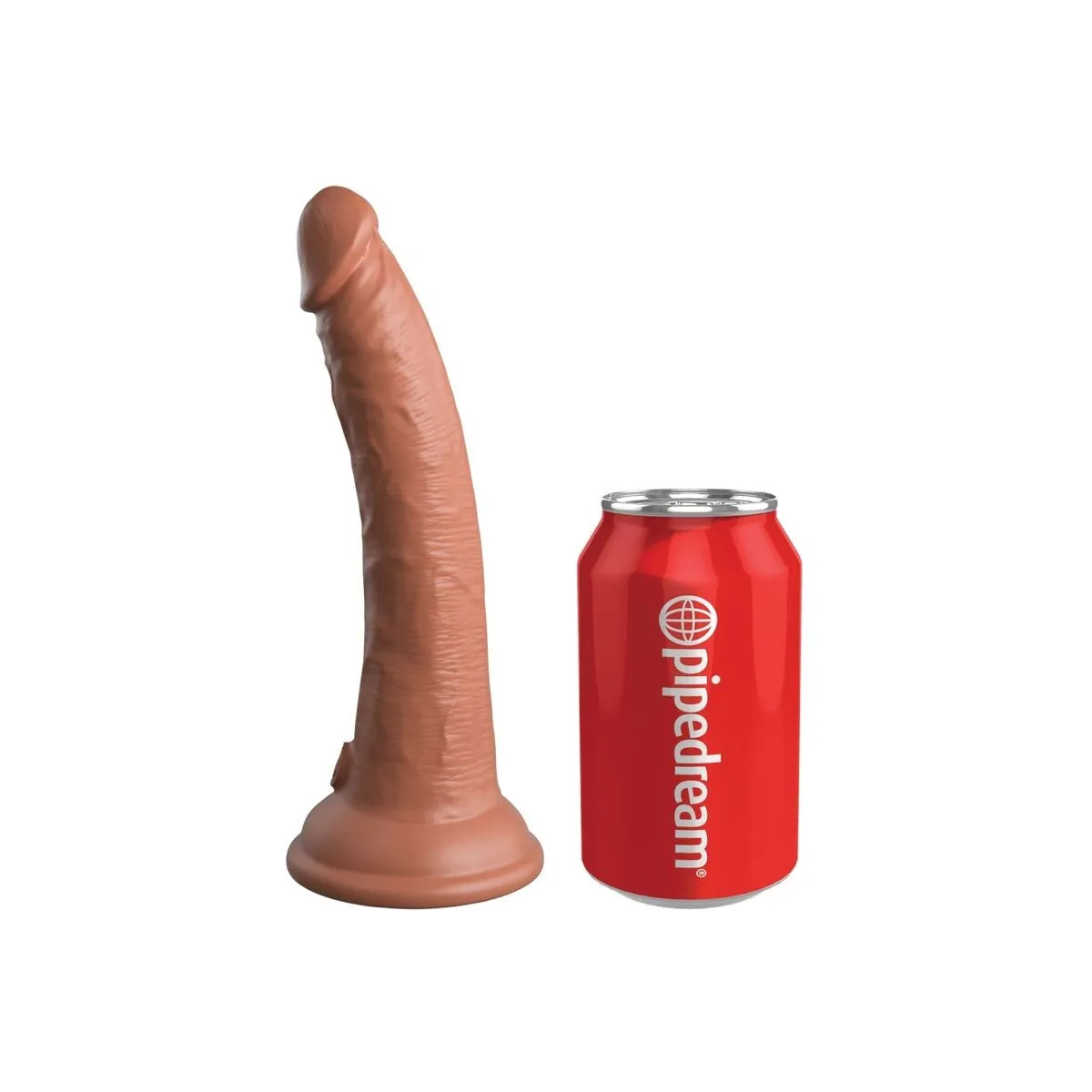 Elite Bequemer Verstellbarer Gurt mit Dildo 17,8 cm von King Cock | Fesselliebe.de