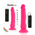 Flexibler Vibrierender Dildo Rosa 21 cm -O- 4,9 cm von Diversia