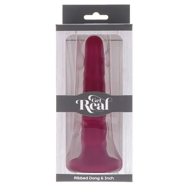 Ribbed Dong 12 cm Rot von Get Real | Fesselliebe.de