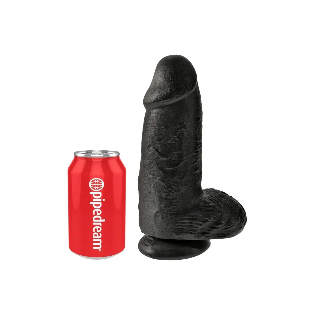 Polliger Realistischer Penis 23 cm Schwarz von King Cock | Fesselliebe.de