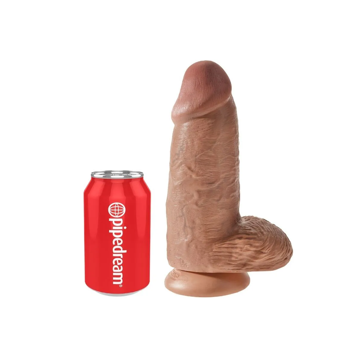 Polliger Realistischer Penis 23 cm Karamell von King Cock | Fesselliebe.de