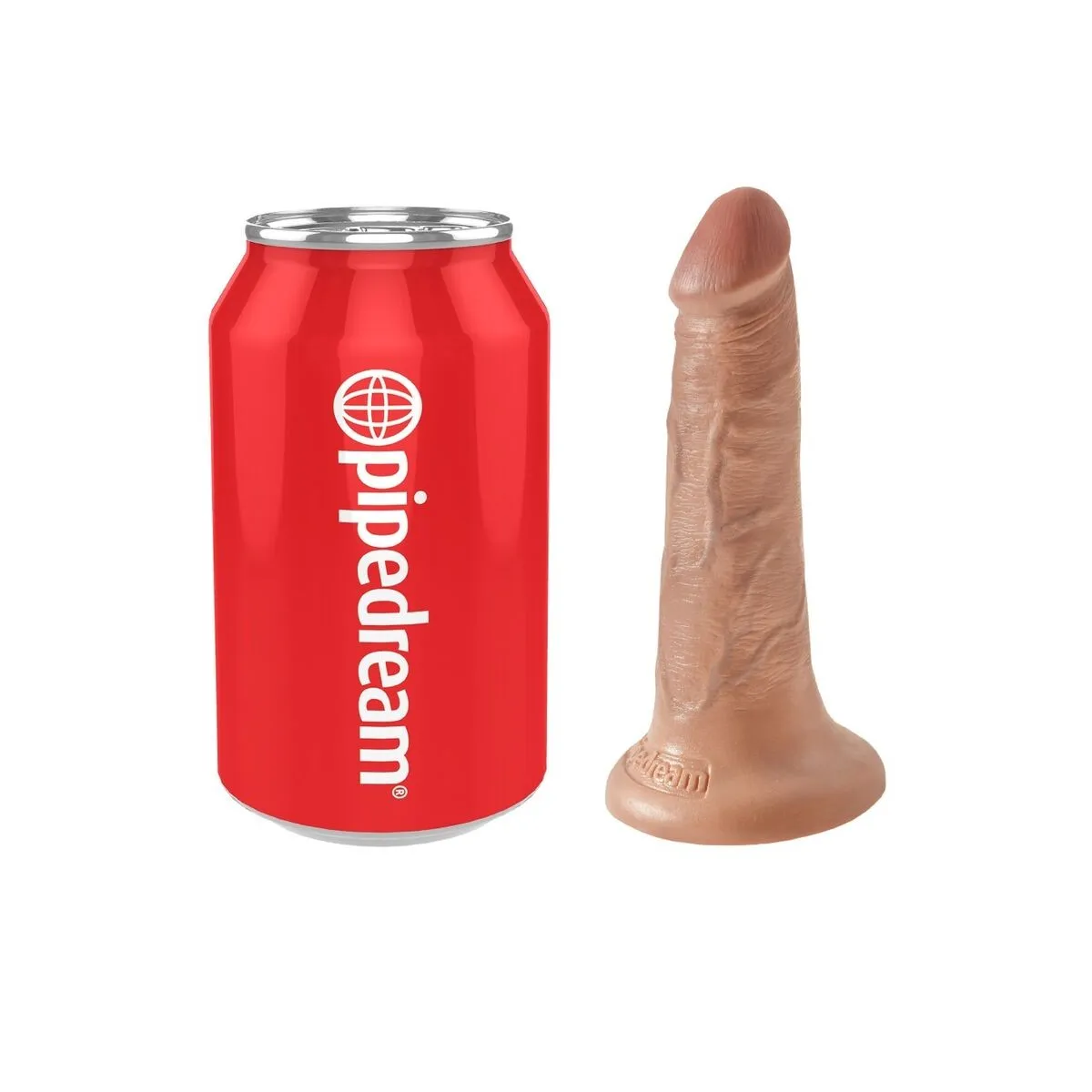 Realistischer Penis 12 cm Karamell von King Cock | Fesselliebe.de