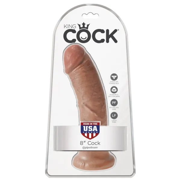 Realistischer Penis 19,5 cm Karamell von King Cock | Fesselliebe.de