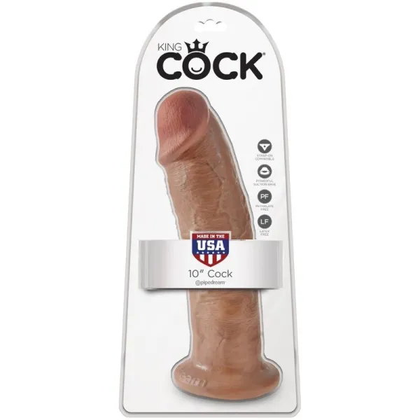 Realistischer Penis 24 cm Karamell von King Cock | Fesselliebe.de