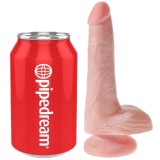 Realistischer Penis mit Eier 13,5 cm Leicht von King Cock | Fesselliebe.de