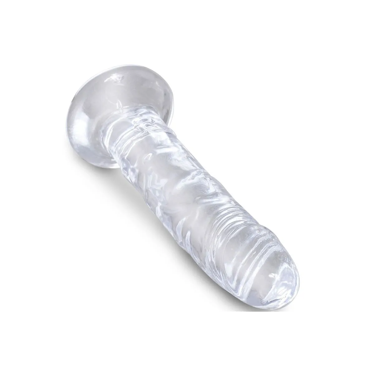 Clear Realistischer Penis 15,5 cm Transparent von King Cock | Fesselliebe.de