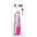 Clear Realistischer Penis 19,7 cm Rosa von King Cock