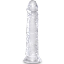 Klarer Realistischer Penis 19,7 cm Transparent von King Cock | Fesselliebe.de