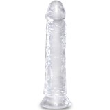 Klarer Realistischer Penis 19,7 cm Transparent von King Cock | Fesselliebe.de