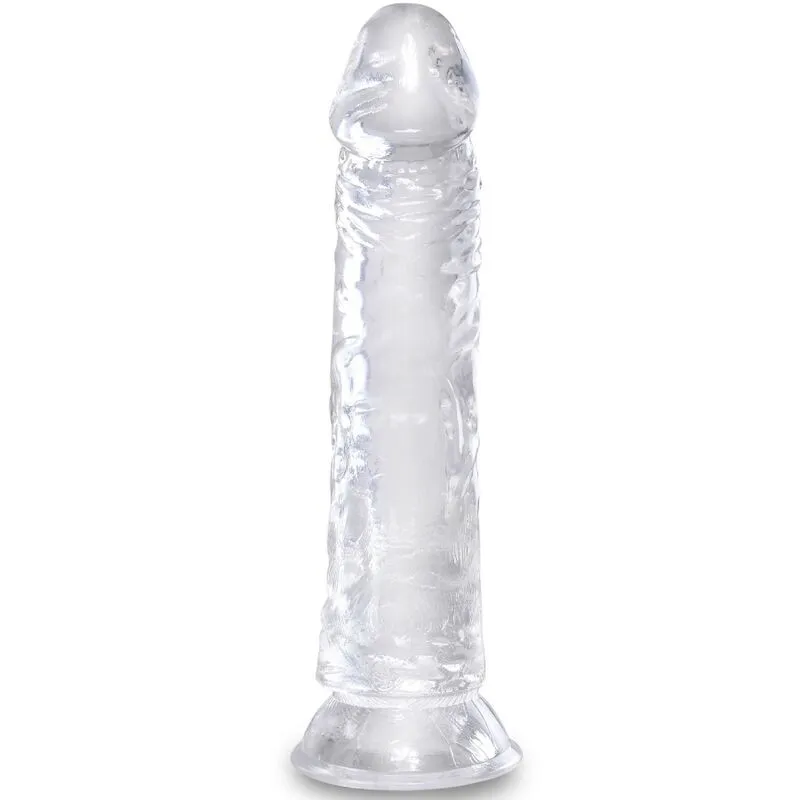 Klarer Realistischer Penis 19,7 cm Transparent von King Cock | Fesselliebe.de
