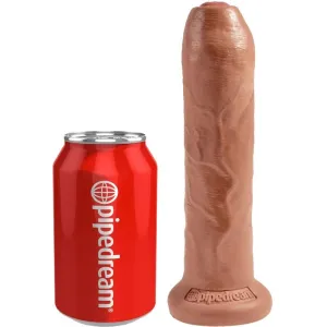 Ungeschnittener Realistischer Penis 17,8 cm Karamell von King Cock
