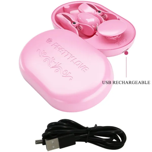 Überraschungsbox Rosa Elektrostimulationspinzette von Pretty Love Flirtation | Fesselliebe.de