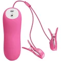 Romantische Wellenpizzen mit Vibration und Fuchsiaelektroschock von Baile Stimulating