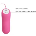 Romantische Wellenpizzen mit Vibration und Fuchsiaelektroschock von Baile Stimulating
