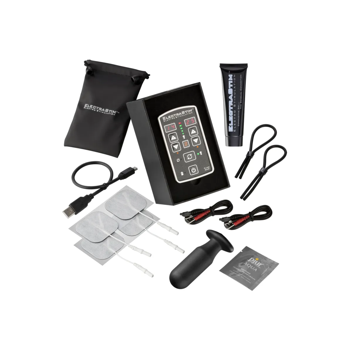 Flick Duo Stimulator Multipack von Electrastim | Fesselliebe.de