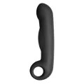 Ovid Silikon Schwarz Dildo von Electrastim